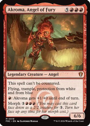 Akroma, Angel of Fury (-019) - Commander: Reality Fracture | Grognard Games