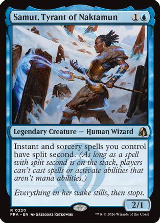 Samut, Tyrant of Naktamun (FRA-220) - Reality Fracture Foil | Grognard Games