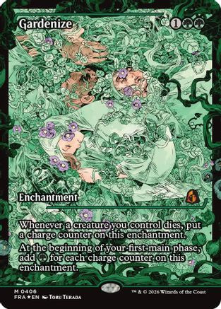 Gardenize (Showcase) (0406) (FRA-406) - Reality Fracture Foil | Grognard Games