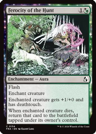 Ferocity of the Hunt (FRA-134) - Reality Fracture Foil | Grognard Games