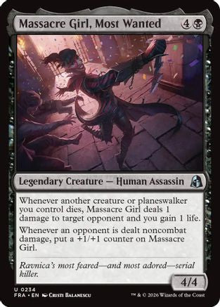 Massacre Girl, Most Wanted (FRA-234) - Reality Fracture | Grognard Games