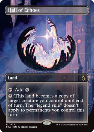 Hall of Echoes (Borderless) (FRA-379) - Reality Fracture Foil | Grognard Games