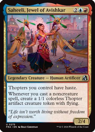 Saheeli, Jewel of Avishkar (FRA-275) - Reality Fracture Foil | Grognard Games