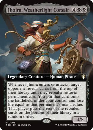 Jhoira, Weatherlight Corsair (Extended Art) (-093) - Commander: Reality Fracture | Grognard Games