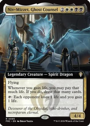 Niv-Mizzet, Ghost Counsel (Extended Art) (-095) - Commander: Reality Fracture | Grognard Games