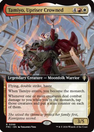 Tamiyo, Upriser Crowned (Extended Art) (-096) - Commander: Reality Fracture | Grognard Games