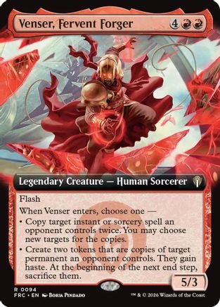 Venser, Fervent Forger (Extended Art) (-094) - Commander: Reality Fracture | Grognard Games