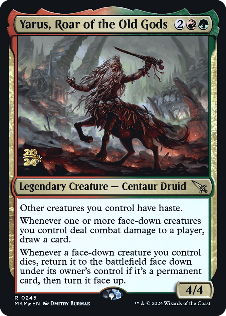 Yarus, Roar of the Old Gods [Murders at Karlov Manor Prerelease Promos] | Grognard Games