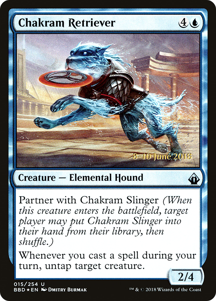 Chakram Retriever  (Prerelease) [Battlebond Promos] | Grognard Games