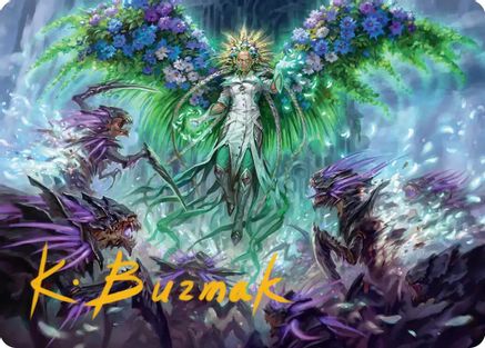 Kindred Judgment Art Card (Gold-Stamped Signature) (ASFRA-003) - Art Series: Reality Fracture | Grognard Games