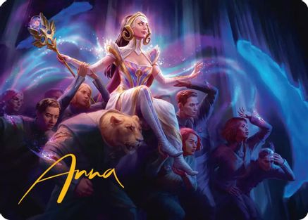 Return to the Light Realms Art Card (35/54) (Gold-Stamped Signature) (ASFRA-035) - Art Series: Reality Fracture | Grognard Games