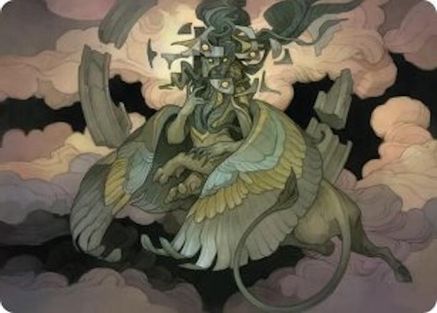 Sphinx of False Conclusions Art Card (ASFRA-007) - Art Series: Reality Fracture | Grognard Games