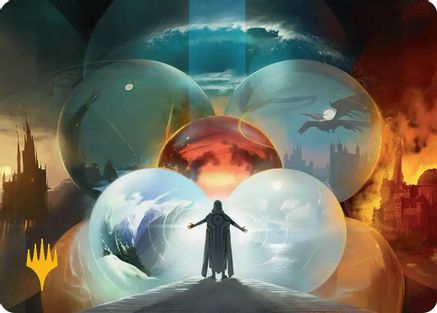 Jace's Machinations Art Card (Gold-Stamped) (ASFRA-040) - Art Series: Reality Fracture | Grognard Games
