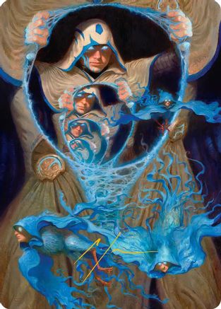 The Theorist, Jace Beleren Art Card (Gold-Stamped Signature) (ASFRA-047) - Art Series: Reality Fracture | Grognard Games