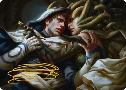 Vraska's Final Mercy Art Card (Gold-Stamped Signature) (ASFRA-015) - Art Series: Reality Fracture | Grognard Games