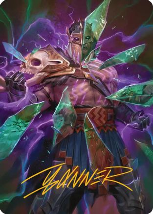 Rise of the Deathbringer Art Card (Gold-Stamped Signature) (ASFRA-036) - Art Series: Reality Fracture | Grognard Games