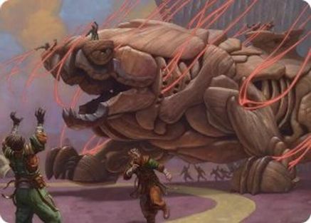 Craterclaw Colossus Art Card (ASFRA-016) - Art Series: Reality Fracture | Grognard Games