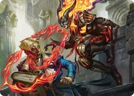 Hallway Heckler Art Card (ASFRA-017) - Art Series: Reality Fracture | Grognard Games