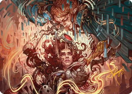 Identity Echo Art Card (Gold-Stamped Signature) (ASFRA-018) - Art Series: Reality Fracture | Grognard Games