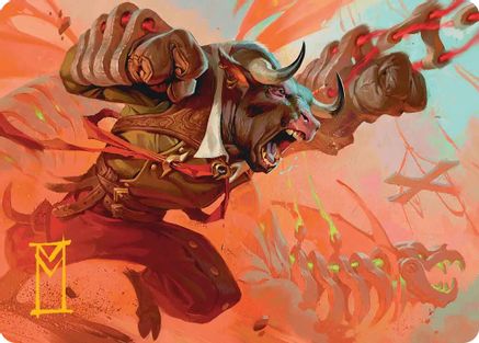 Tether Technician Art Card (Gold-Stamped Signature) (ASFRA-019) - Art Series: Reality Fracture | Grognard Games