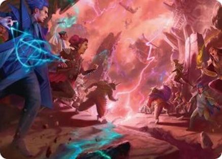 Violent Echoes Art Card (ASFRA-020) - Art Series: Reality Fracture | Grognard Games