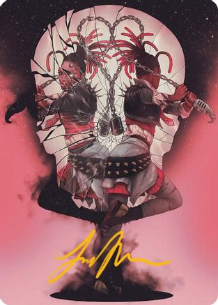 Face Yourself Art Card (Gold-Stamped Signature) (ASFRA-050) - Art Series: Reality Fracture | Grognard Games