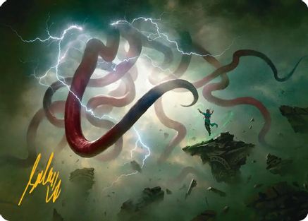 Omnipresence Art Card (Gold-Stamped Signature) (ASFRA-021) - Art Series: Reality Fracture | Grognard Games