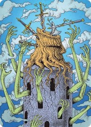 Flourishing Grapple Art Card (ASFRA-051) - Art Series: Reality Fracture | Grognard Games