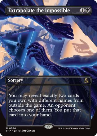 Extrapolate the Impossible (Borderless) (FRA-364) - Reality Fracture | Grognard Games
