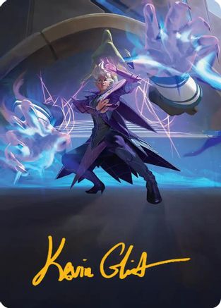Null Summoner Art Card (Gold-Stamped Signature) (ASFRA-043) - Art Series: Reality Fracture | Grognard Games