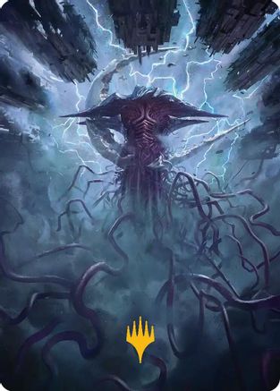 Emrakul, the Exigent Doom Art Card (Gold-Stamped) (ASFRA-001) - Art Series: Reality Fracture | Grognard Games