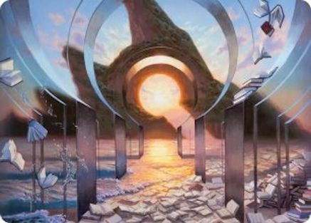Deserted Beach Art Card (ASFRA-030) - Art Series: Reality Fracture | Grognard Games