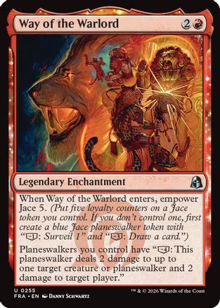 Way of the Warlord (FRA-255) - Reality Fracture Foil | Grognard Games