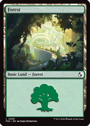 Forest (0290) (FRA-290) - Reality Fracture Foil | Grognard Games