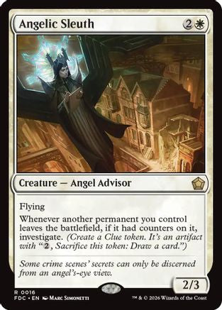 Angelic Sleuth (FDC-016) - Commander: Foundations | Grognard Games
