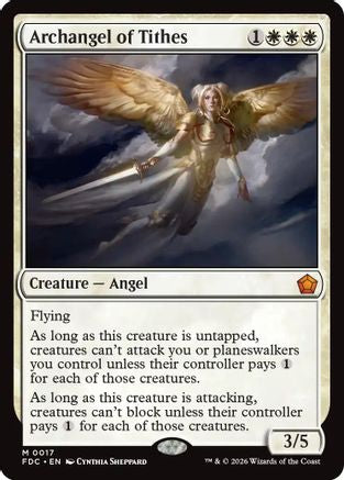 Archangel of Tithes (FDC-017) - Commander: Foundations | Grognard Games