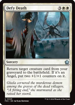 Defy Death (FDC-025) - Commander: Foundations | Grognard Games