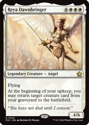 Reya Dawnbringer (FDC-042) - Commander: Foundations | Grognard Games