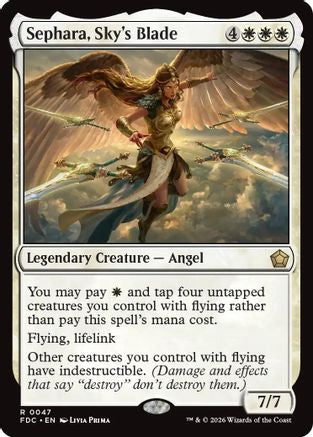 Sephara, Sky's Blade (FDC-047) - Commander: Foundations | Grognard Games