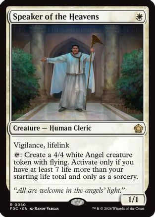 Speaker of the Heavens (FDC-050) - Commander: Foundations | Grognard Games