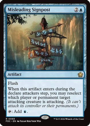 Misleading Signpost (FDC-069) - Commander: Foundations | Grognard Games