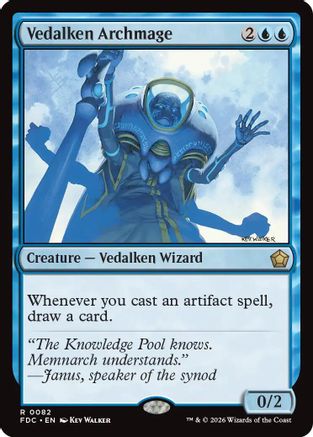 Vedalken Archmage (FDC-082) - Commander: Foundations | Grognard Games