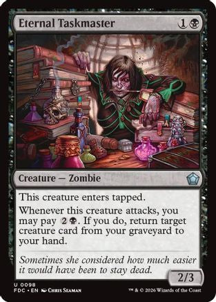 Eternal Taskmaster (FDC-098) - Commander: Foundations | Grognard Games