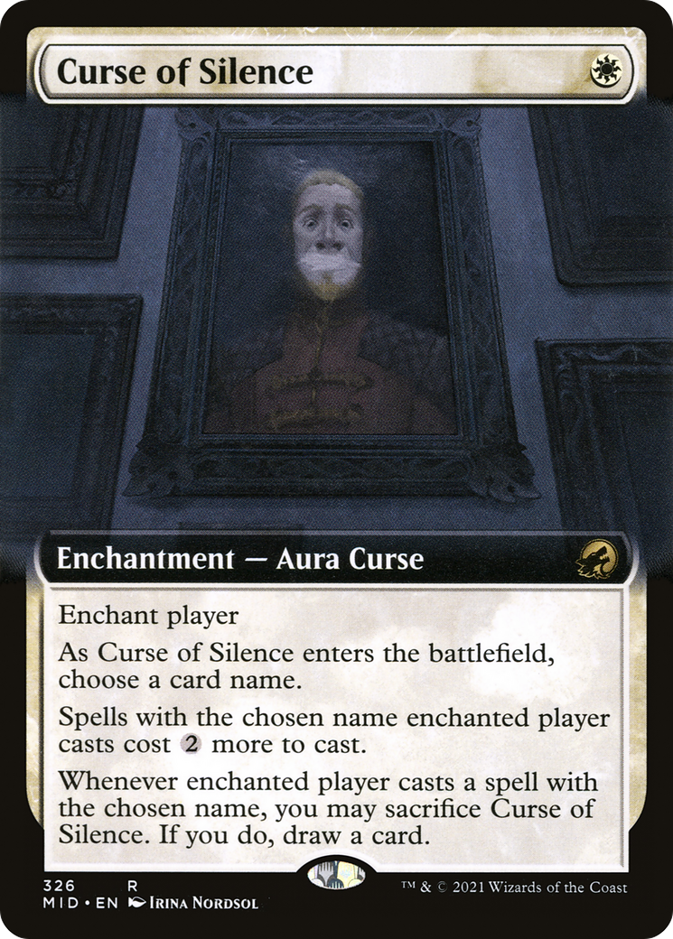 Curse of Silence (Extended) [Innistrad: Midnight Hunt] | Grognard Games