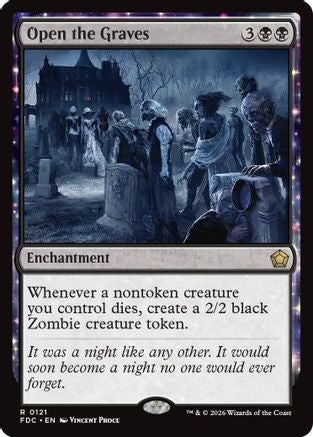 Open the Graves (FDC-121) - Commander: Foundations | Grognard Games