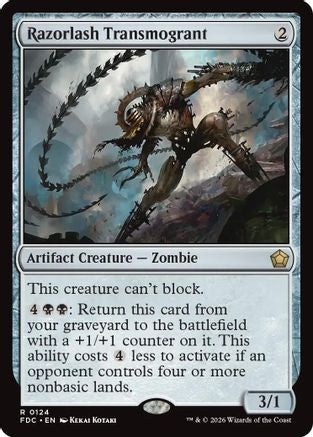 Razorlash Transmogrant (FDC-124) - Commander: Foundations | Grognard Games