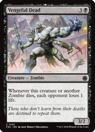 Vengeful Dead (FDC-132) - Commander: Foundations | Grognard Games