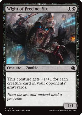 Wight of Precinct Six (FDC-133) - Commander: Foundations | Grognard Games