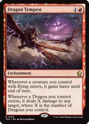 Dragon Tempest (FDC-150) - Commander: Foundations | Grognard Games
