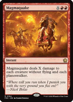 Magmaquake (FDC-164) - Commander: Foundations | Grognard Games